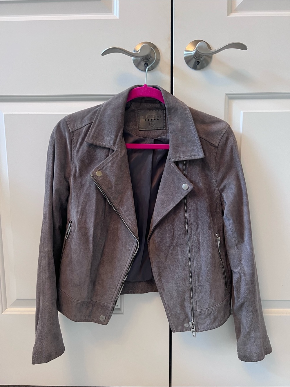 Blank NYC Suede Leather Jacket